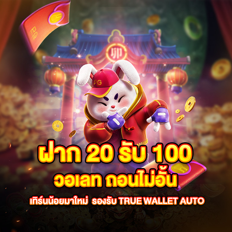 ฝาก 20 รับ 100 วอเลทถอนไม่อั้น